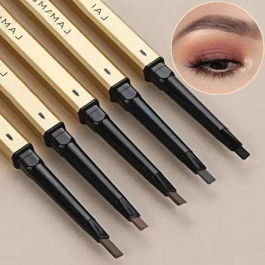 5-Color Double Head Eyebrow Pencil with Brush